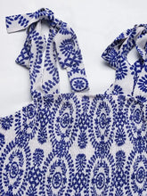 Perfee Slit Smocked Square Neck Printed Maxi Cami Dress Woman Maxi Dress