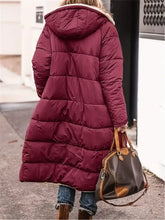 Full Size Zip Up Sherpa Hooded Coat Woman Outerwear