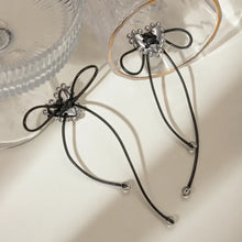 Stainless Steel Wax Rope Heart Earrings Earrings