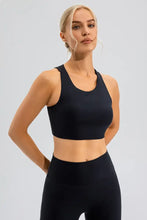 Round Neck Cutout Cropped Active Tank Woman Activewear