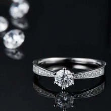 Moissanite 925 Sterling Silver Ring White Fine Jewelry