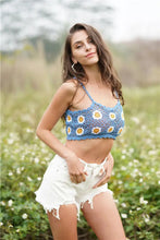 Floral Crochet Cropped Cami Tanks & Camis