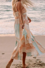 Printed Square Neck Cami Dress Casual Dresses