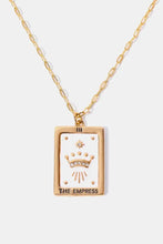 Tarot Card Pendant Copper Necklace White One Size Necklaces