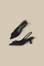 Slingback Pointed Toe Pumps Black woman pumps