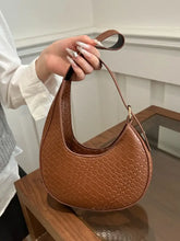 PU leather Shoulder Bag Brown One Size Shoulder Bags