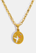 Stainless Steel 18K Gold-Plated Necklace Pigeons One Size Necklaces