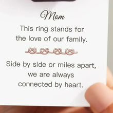 Knotted Hearts 925 Sterling Silver Open Ring Rings