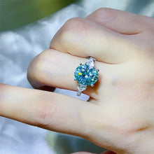 5 Carat Moissanite 925 Sterling Silver Ring Fine Jewelry