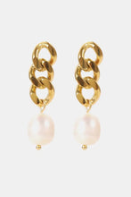 Stainless Steel Pearl Earrings Earrings