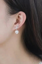 2 Carat Moissanite 925 Sterling Silver Heart Earrings Earrings