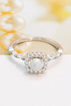 925 Sterling Silver Inlaid Opal Ring Rings