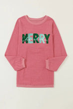 MERRY CHRISTMAS Round Neck Sweatshirt Woman Sweatshirts
