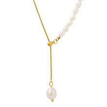 18K Gold-Plated Pearl Necklace Necklaces