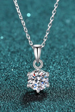 Adored Get What You Need Moissanite Pendant Necklace Silver One Size Necklaces