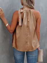 Animal Print Tied Cami Tanks & Camis
