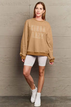 Simply Love Full Size KINDA LAZY Round Neck Sweatshirt Woman Sweatshirts