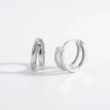 925 Sterling Silver Huggie Earrings Earrings