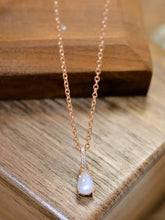Moonstone Teardrop Pendant Necklace Necklaces