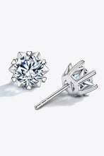 Stuck On You 4 Carat Moissanite Stud Earrings Earrings