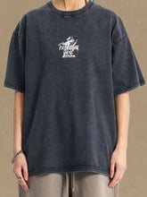 Men's Graphic Round Neck Half Sleeve T-Shirt Mens Tops