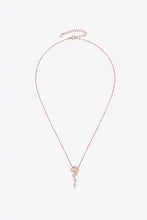925 Sterling Silver 18K Rose Gold-Plated Pendant Necklace Necklaces