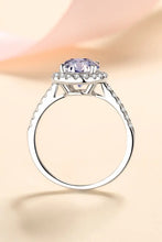 2 Carat Moissanite 925 Sterling Silver Halo Ring Rings