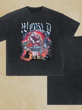 Men's Graphic Round Neck Half Sleeve T-Shirt Mens Tops