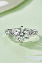 2 Carat Moissanite 925 Sterling Silver Ring Rings