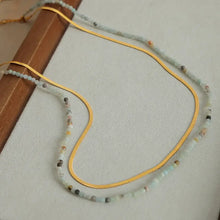 Beaded Titanium Steel Double-Layered Necklace Necklaces