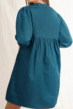 Loose Fit Puff Sleeve Mini Dress Woman Casual Dress