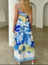 Pocketed Printed Sleeveless Cami Dress Casual Dresses