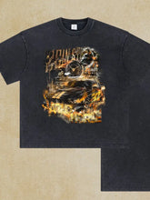 Men's Graphic Round Neck Half Sleeve T-Shirt Mens Tops