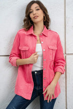 Button Down Collared Jacket Woman Outerwear