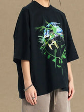 Men's Graphic Round Neck Half Sleeve T-Shirt Mens Tops