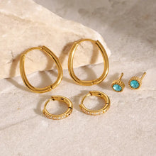 3-Piece 18K Gold-Plated Earrings Earrings