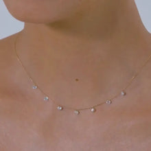 Stainless Steel Rhinestone Pendant Necklace Fashion Jewelry