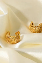 Mesh Half Hoop Earrings Earrings