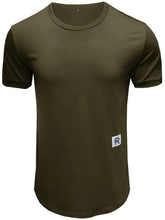 Men's Crew Neck Solid Color Basic T-Shirt Mens Tops
