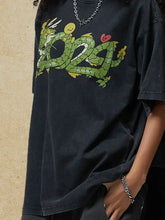 Men's Graphic Round Neck Half Sleeve T-Shirt Mens Tops