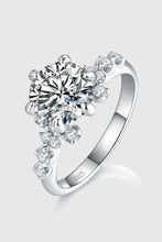 2 Carat Moissanite 925 Sterling Silver Ring Silver Rings