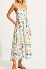Summer Floral Print Tiered Maxi Cami Dress Woman Maxi Dress