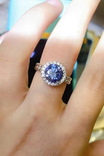 Let It Go 2 Carat Moissanite Ring Royal Blue Rings