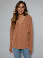 Dropped Shoulder High-Low Waffle-Knit Top Woman Blouses