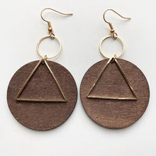 Geometric Drop Earrings Style B One Size Earrings