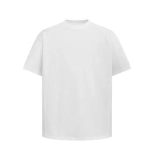 Men's Classic Solid Crew Neck T-Shirt White Mens Tops