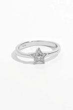 925 Sterling Silver Inland Zircon Star Ring Silver Fine Jewelry