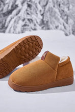 Letter M Suede Round Toe Slippers Woman Slippers