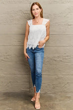 Perfee Lace Detail Square Neck Tank Top Tanks & Camis
