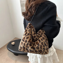 Leopard Furry Shoulder Bag Shoulder Bags